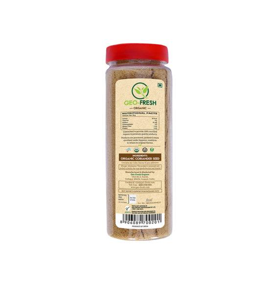 Geo Fresh Organic Coriander Powder - Earth Box